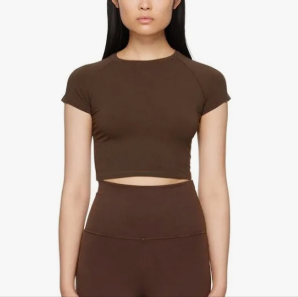 SKIMS Tops - NWT Skims New Vintage Cropped Raglan T-shirt size 4X